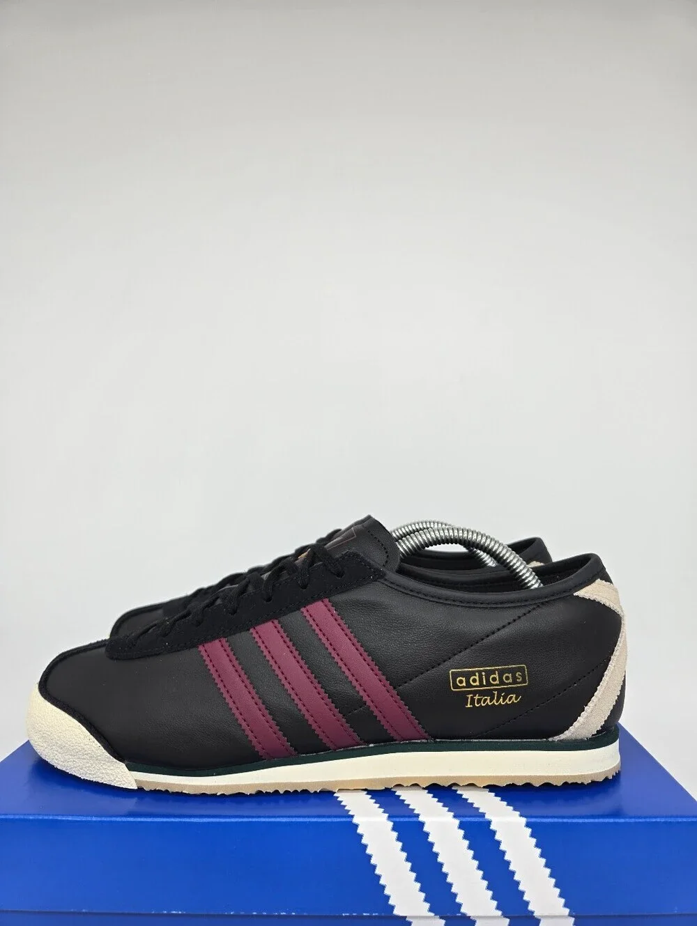 adidas Men's Italia 70s IH9100 Core Black Shadow Red Wonder Beige Shoes Size 12
